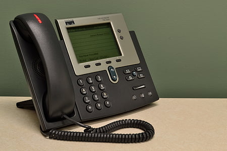 black and gray desk phone thumbnail