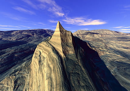 selective focus photography of mountain thumbnail