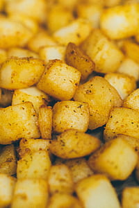 closeup photo of diced cooked food thumbnail