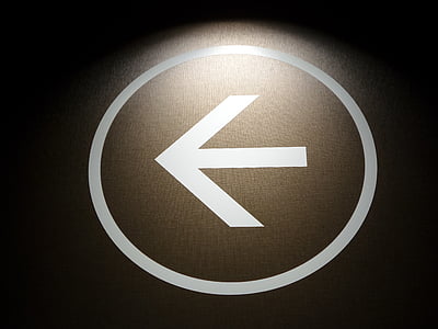 go left signage thumbnail
