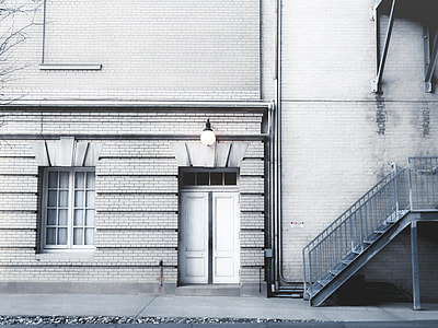 white wooden door closed thumbnail