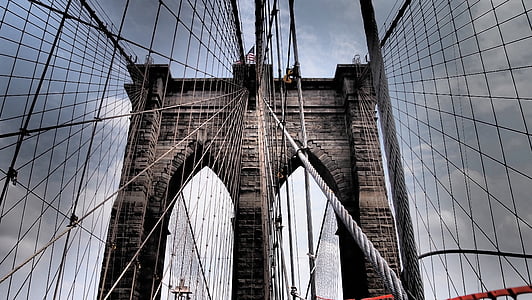 gray concrete bridge under blue sky thumbnail
