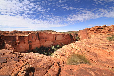 rock formations under blue sky thumbnail