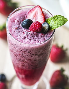 Closeup Photo of Strawberry Shake thumbnail