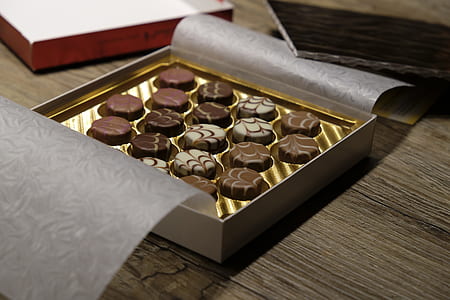 chocolate set on table thumbnail