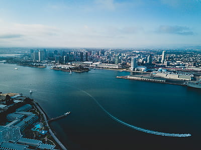 water, river, buildings, city thumbnail