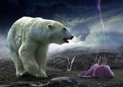 animal near woman thumbnail