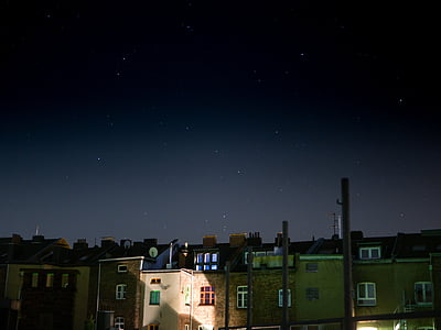 assorted-color houses under the sky thumbnail