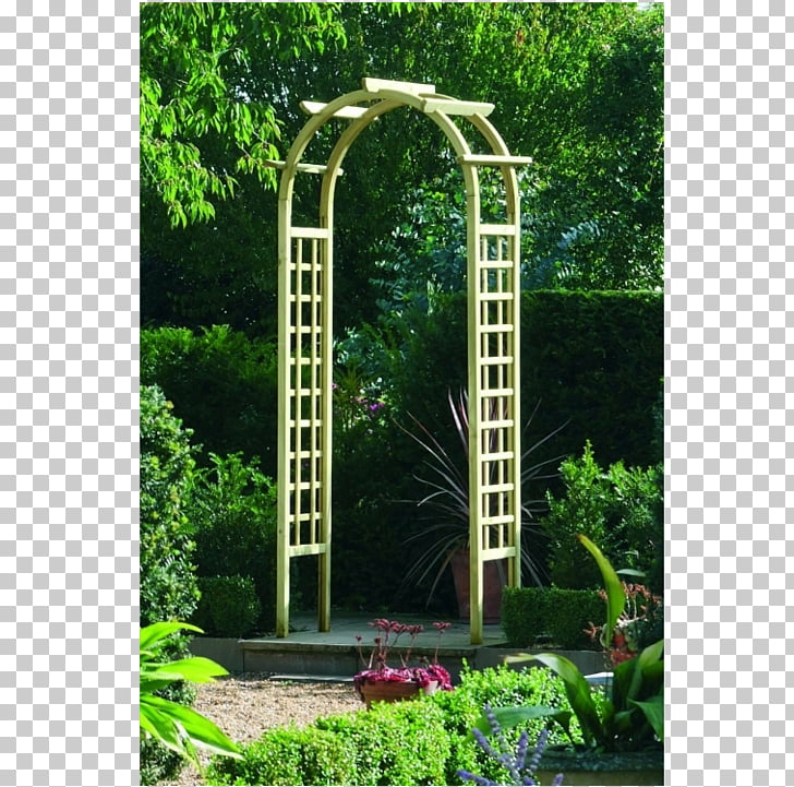 Pergola Garden Trellis Fence Bench Fence Png Clipart Free