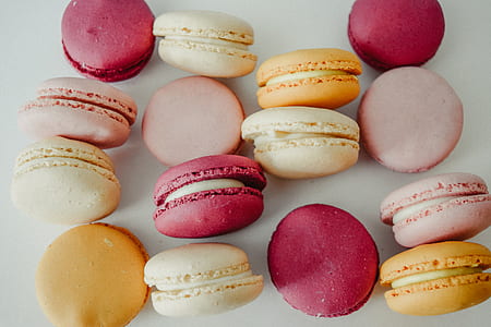 photography of assorted-color baked pastries thumbnail