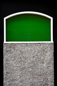 green window blinds thumbnail
