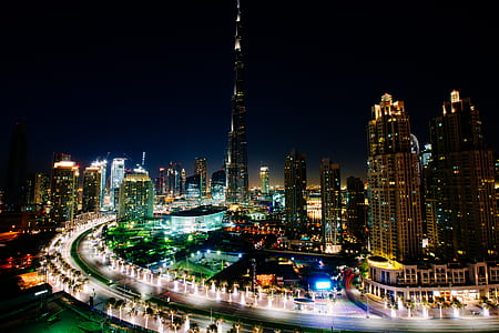 city skylines during nighttime thumbnail