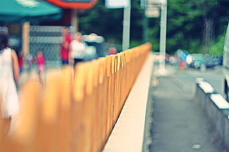 road, fence, depth of field, daylight thumbnail
