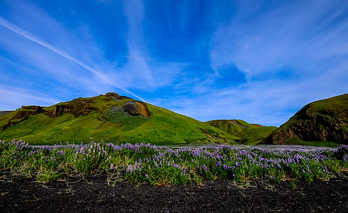 landscape, mountains, nature, sky thumbnail