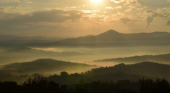 mountains covered with fog thumbnail