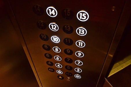 close-up photography of elevator button panel thumbnail