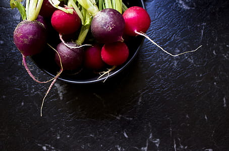 Purple And Red Radish in Bowl thumbnail