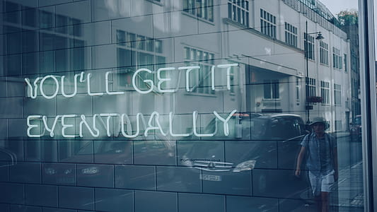 turned on you'll get it eventually neon light thumbnail