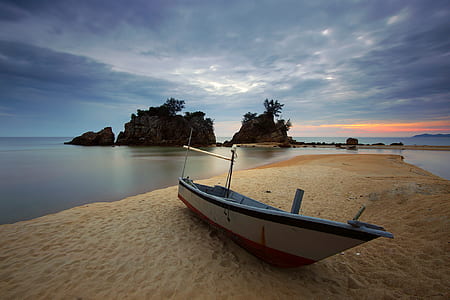 sea, dawn, nature, sky thumbnail