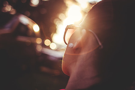 Abstract Sunset Girl thumbnail