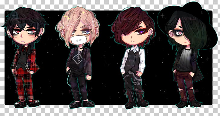 Visual Kei Black Hair Youtube 0 Visual Kei Png Clipart Free