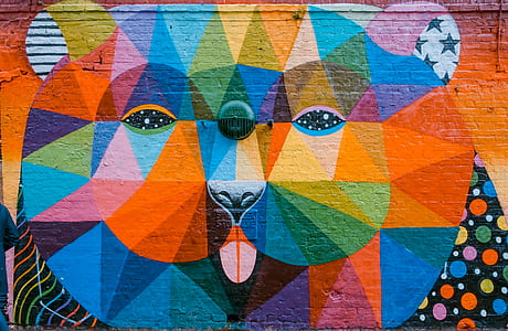 lion face graffiti painting thumbnail
