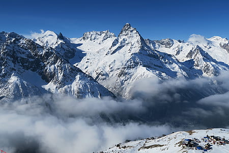 snow covered mountain landscape photography thumbnail