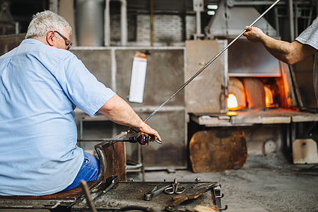 Venini glass factory and museum on the islands of Murano, Italy thumbnail