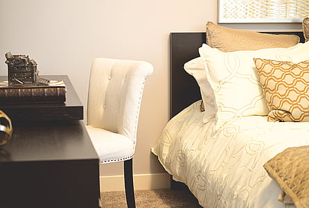 white chair with black wooden frame thumbnail