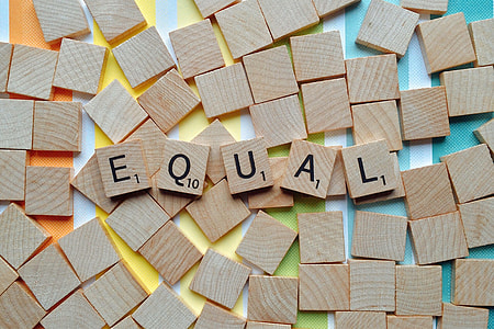 Equal scrabble tiles thumbnail