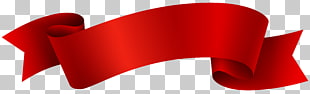 Banner Red Ribbon , Red ribbon, red ribbon illustration PNG clipart
