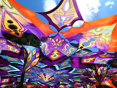 blue and purple tent thumbnail