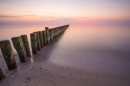 landscape photography of shore during low tide thumbnail