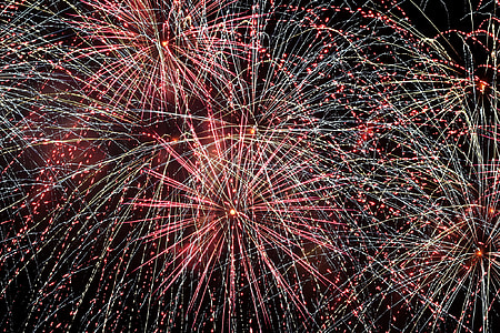 close-up photo or red fireworks thumbnail