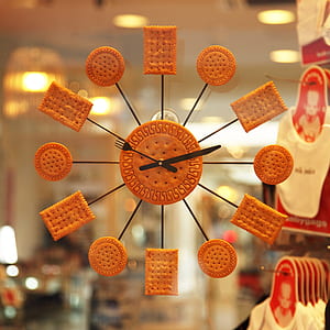 round biscuit clock thumbnail