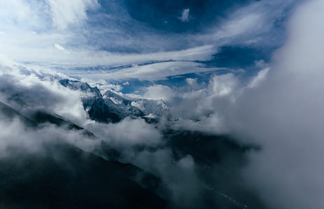 aerial photography of cumulus clouds during daytime thumbnail