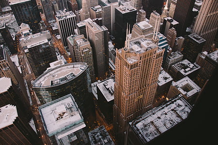 aerial photo of high-rise buildings thumbnail