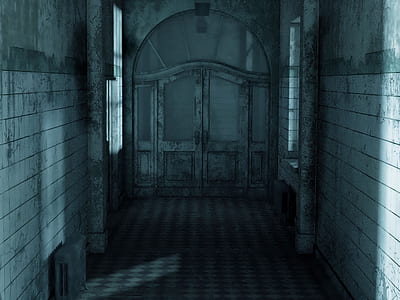 empty concrete hallway thumbnail