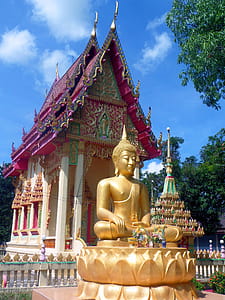 Buddha and Temple in N.E. Thailand thumbnail