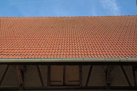 high-angle photography of brown roof thumbnail
