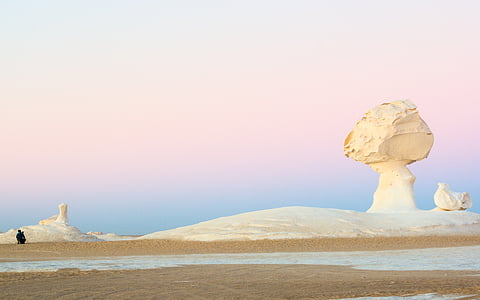 person standing on desert thumbnail