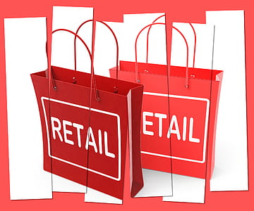 Retail Shopping Bags Showing Commercial Sales and Commerce thumbnail