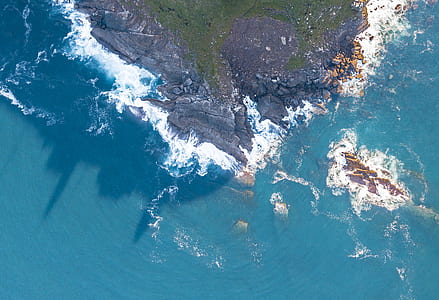 aerial photography of islet thumbnail