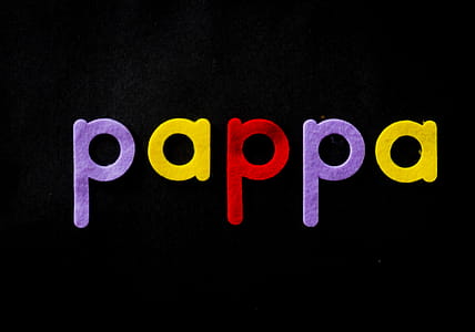 Black Background With Pappa Text Overlay thumbnail