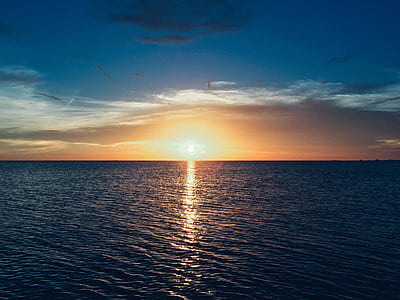 light, sea, dawn, nature thumbnail