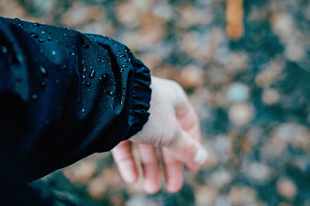 selective focus photography of left human hand thumbnail