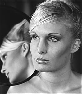 black-and-white, person, woman, model thumbnail