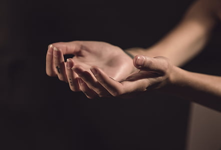 person showing both hands thumbnail