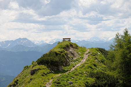 brown wooden house on top of mountain thumbnail