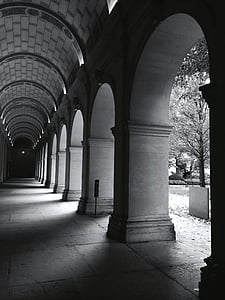 grayscale photography of building thumbnail